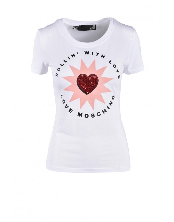 LOVE MOSCHINO WOMEN T-SHIRT