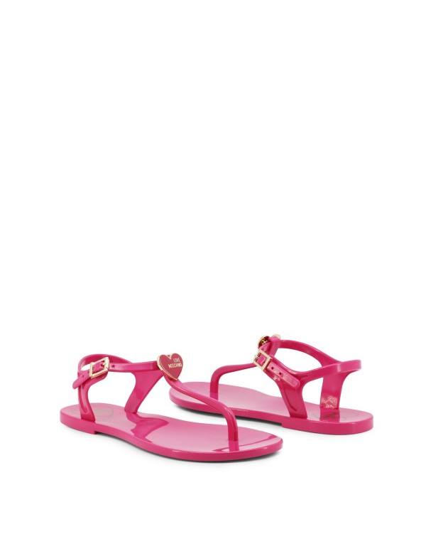LOVE MOSCHINO FLIP FLOPS FOR WOMEN JA16011G1GI37